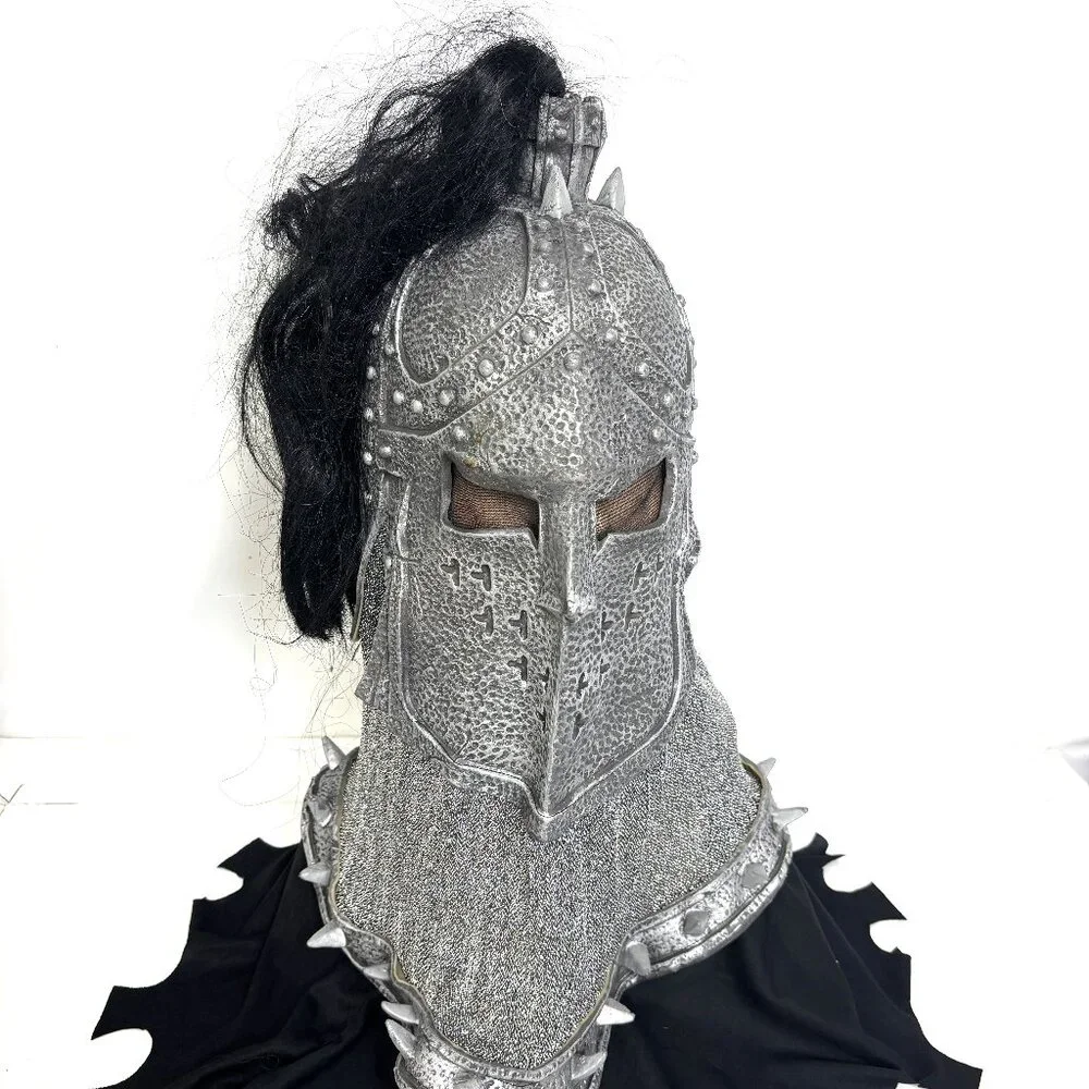 Faux Metal Knight Mask Medieval Renaissance Easter Unlimited Y2K Vintage
